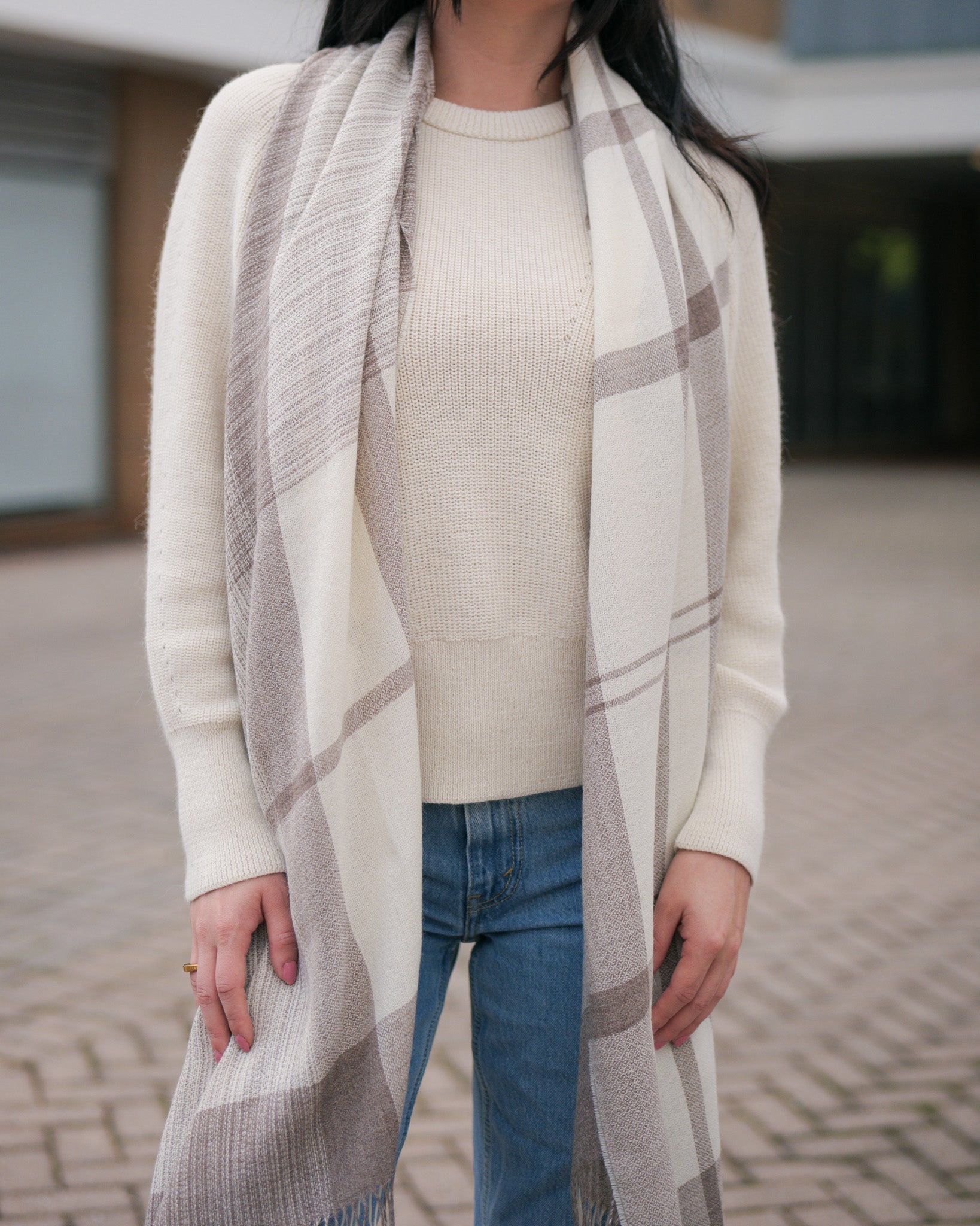 Oversized Pattern Scarf - OUT OF STOCK