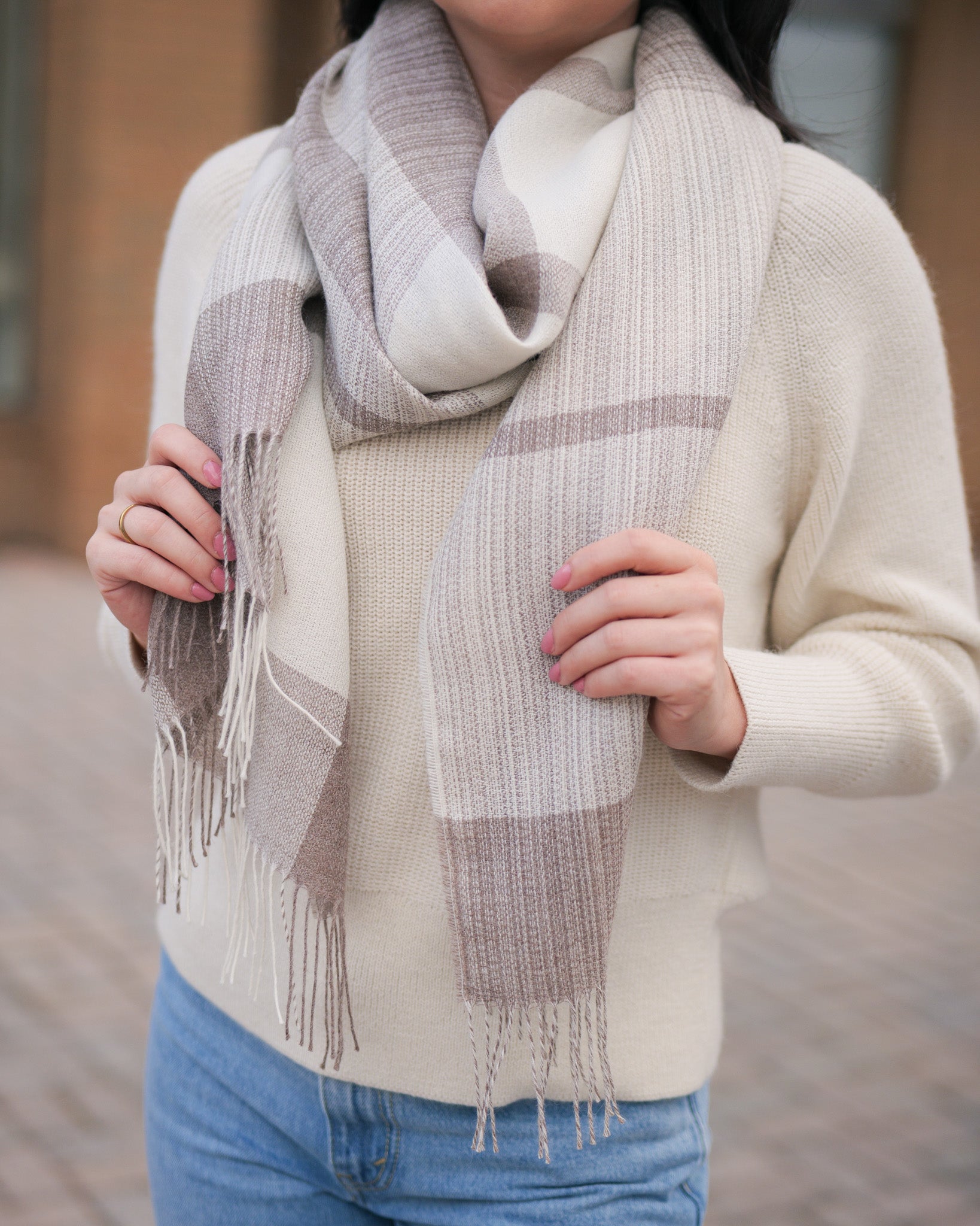 Oversized Pattern Scarf - OUT OF STOCK